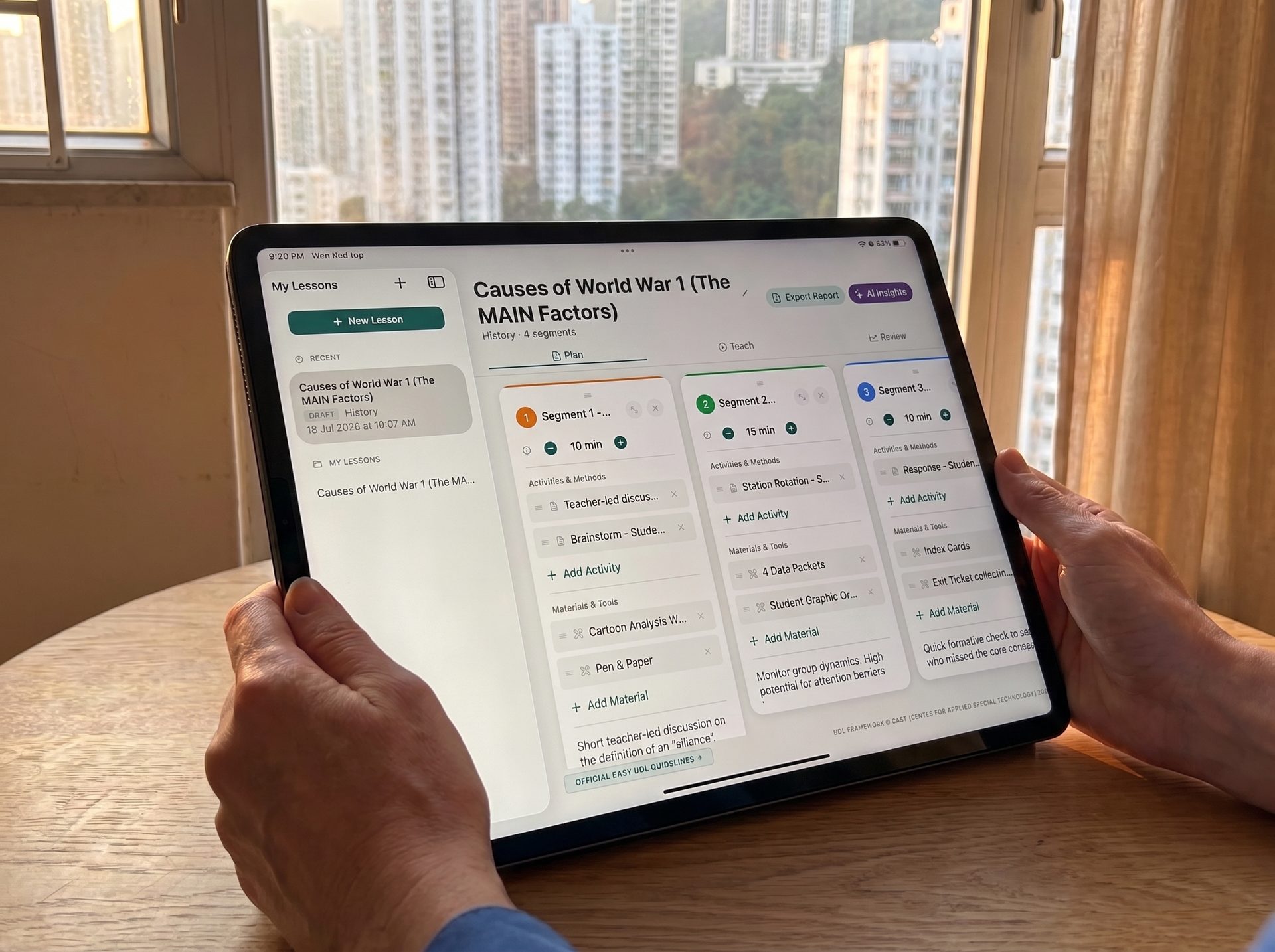 Barriers app